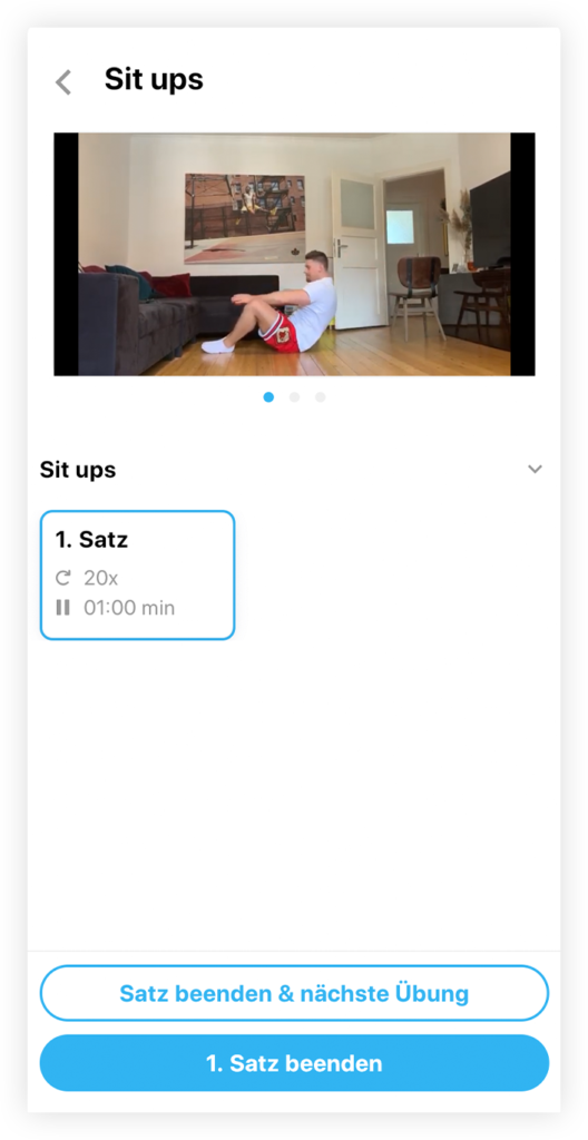 Beispielbild: Übungen mit Videos ganz einfach erklären