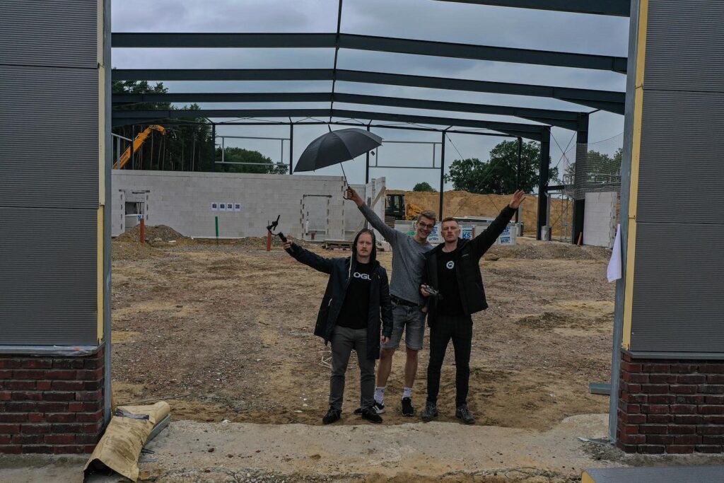 Image: TIEGEL Gym team on the construction site
