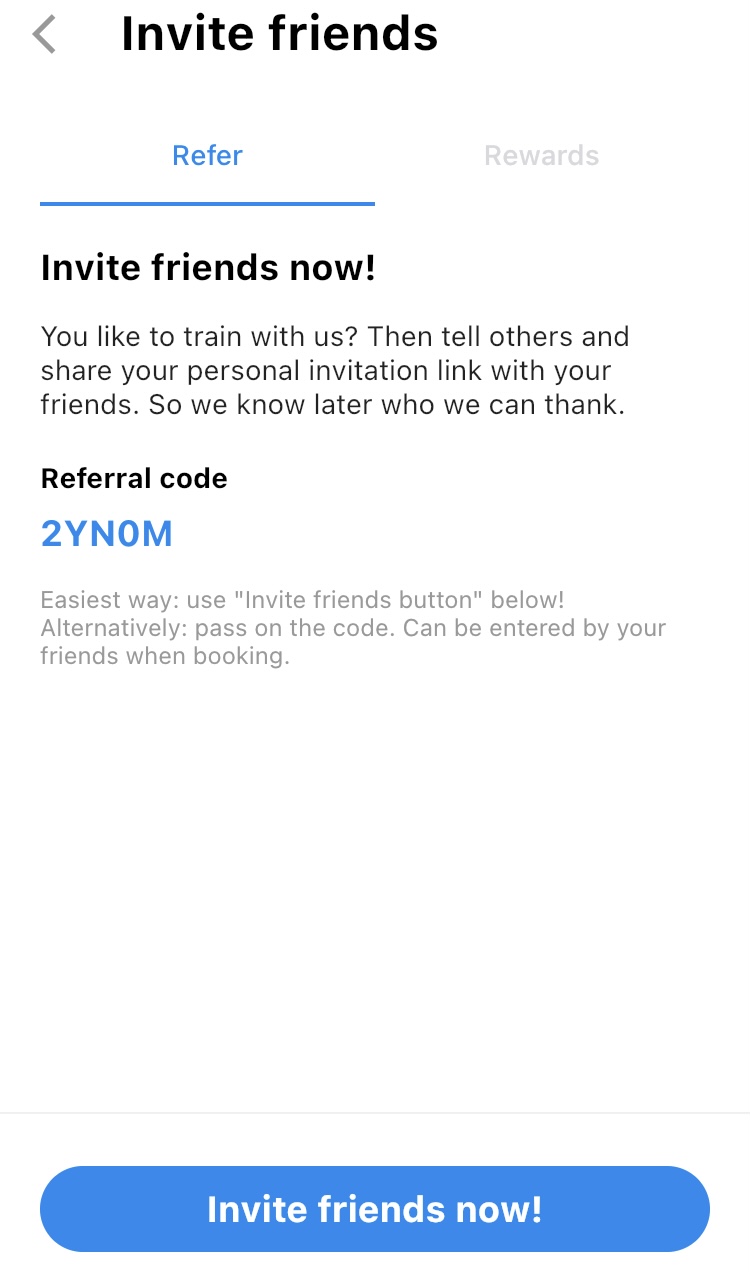 Image: Members can refer your gym via the MySports app